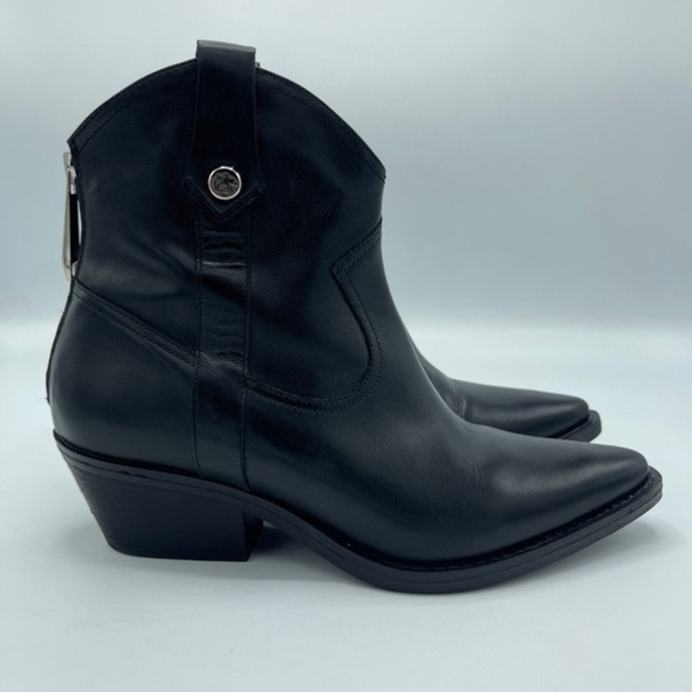 Anna Cori Vitello Negru Booties 9 - Picture 3 of 16